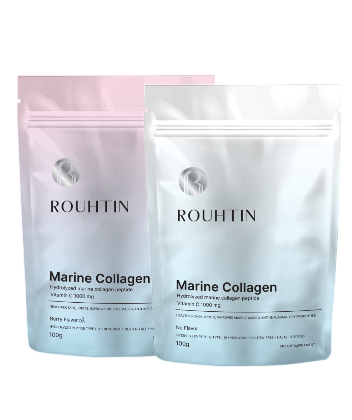 Hydrolyzed Marine Collagen Peptides - Berries & Unflavored