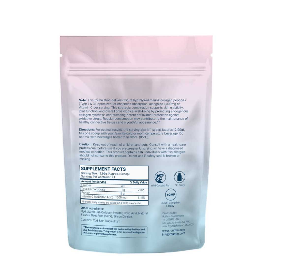 Hydrolyzed Marine Collagen Peptides - Berries