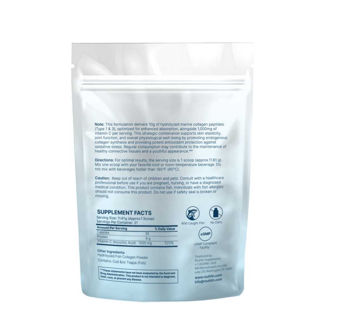 Hydrolyzed Marine Collagen Peptides - Berries & Unflavored
